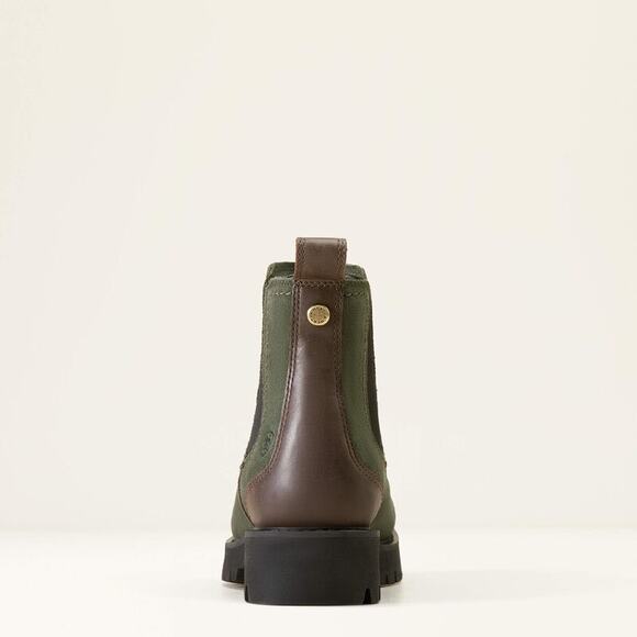 NEW Ariat Wexford Lug Waterproof Chelsea Boot Forest Green Chunky Sole Outdoor - Picture 5 of 15